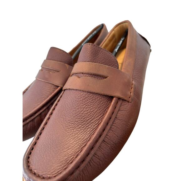 Massimo Matteo Firenze Genuine Leather Driving Moccasin Loafer - SZ 8 M - Picture 4 of 9